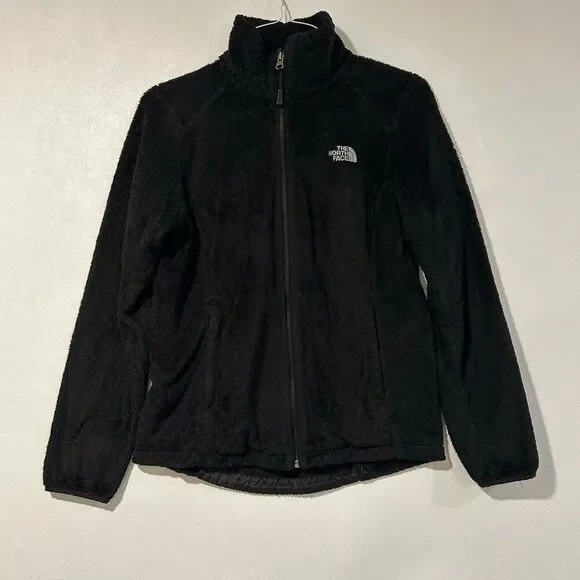 The North Face Women’s Small Black Full Zip Fleece Jacket Soft Cozy Outdoor - Picture 1 of 7
